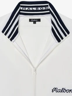 Malbon Jumpers|Wind & Rain Wear|Riva Nylon Jacket - White
