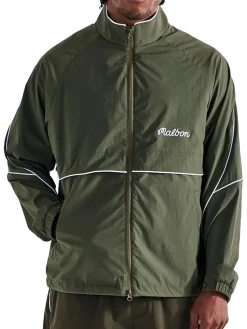 Malbon Jumpers|Wind & Rain Wear|Riva Nylon Jacket - Cypress Green