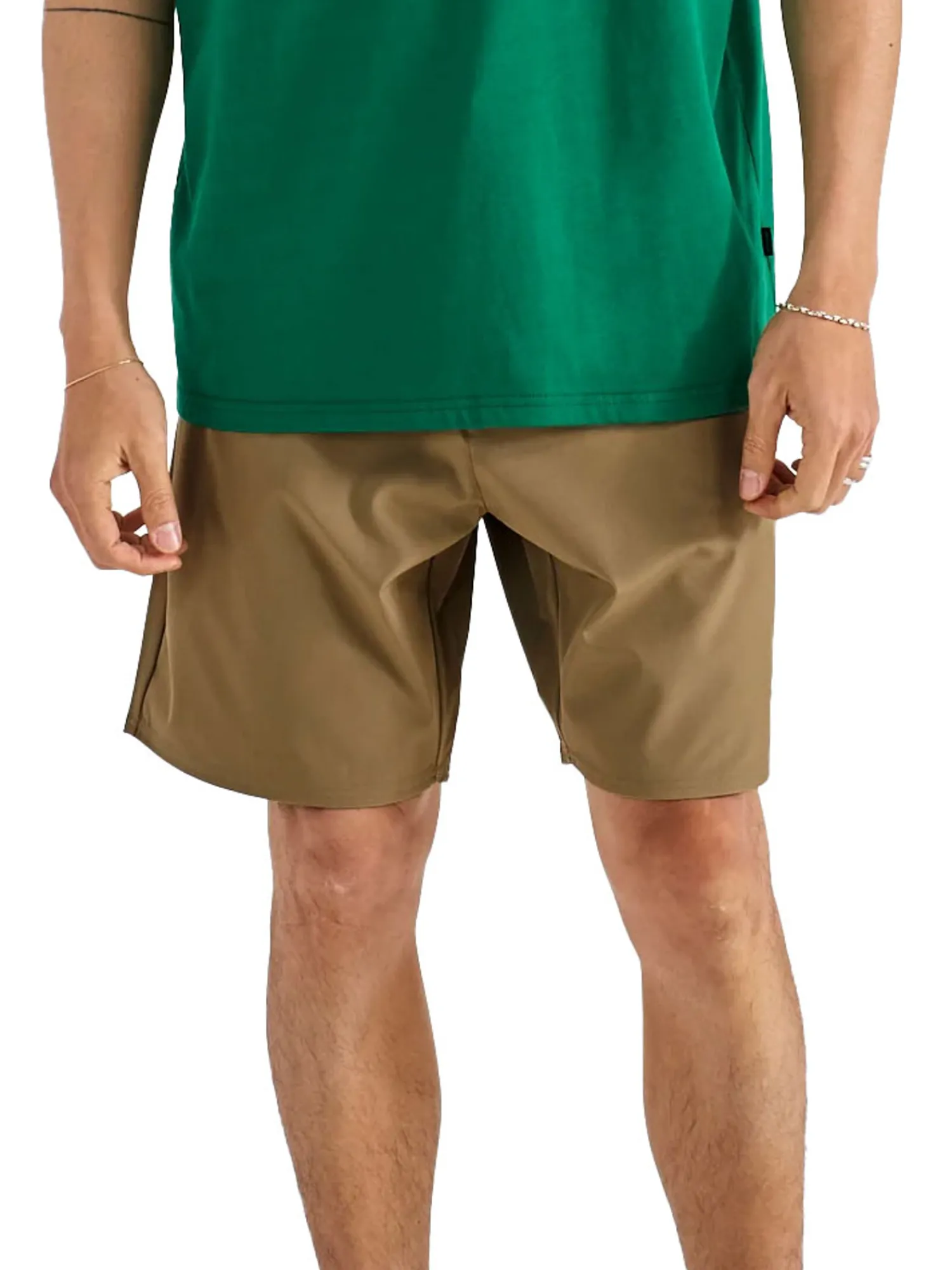 Malbon Shorts|Tonino Hybrid Short Solid - Dark Khaki
