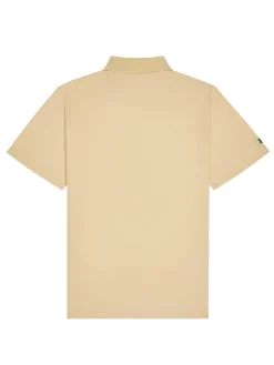 Malbon Shirts|Two Man Scramble Pique Polo - Light Khaki