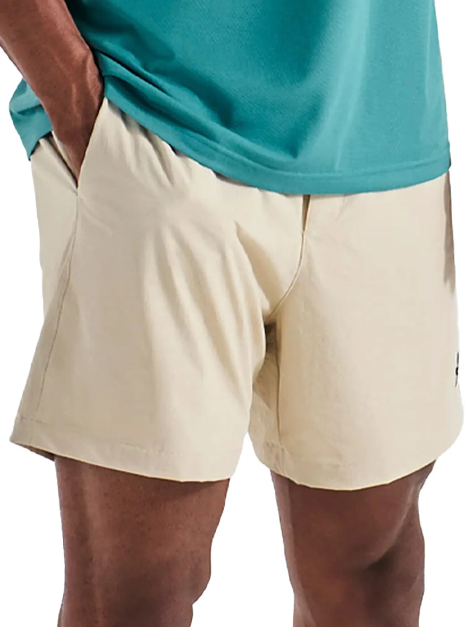 Malbon Shorts|Two Man Scramble Scooter Short - Light Khaki