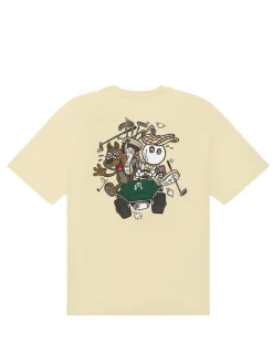 Malbon Shirts|Two Man Scramble T-Shirt - Light Khaki