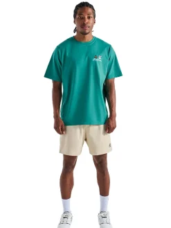 Malbon Shirts|Two Man Scramble T-Shirt - Blue Green