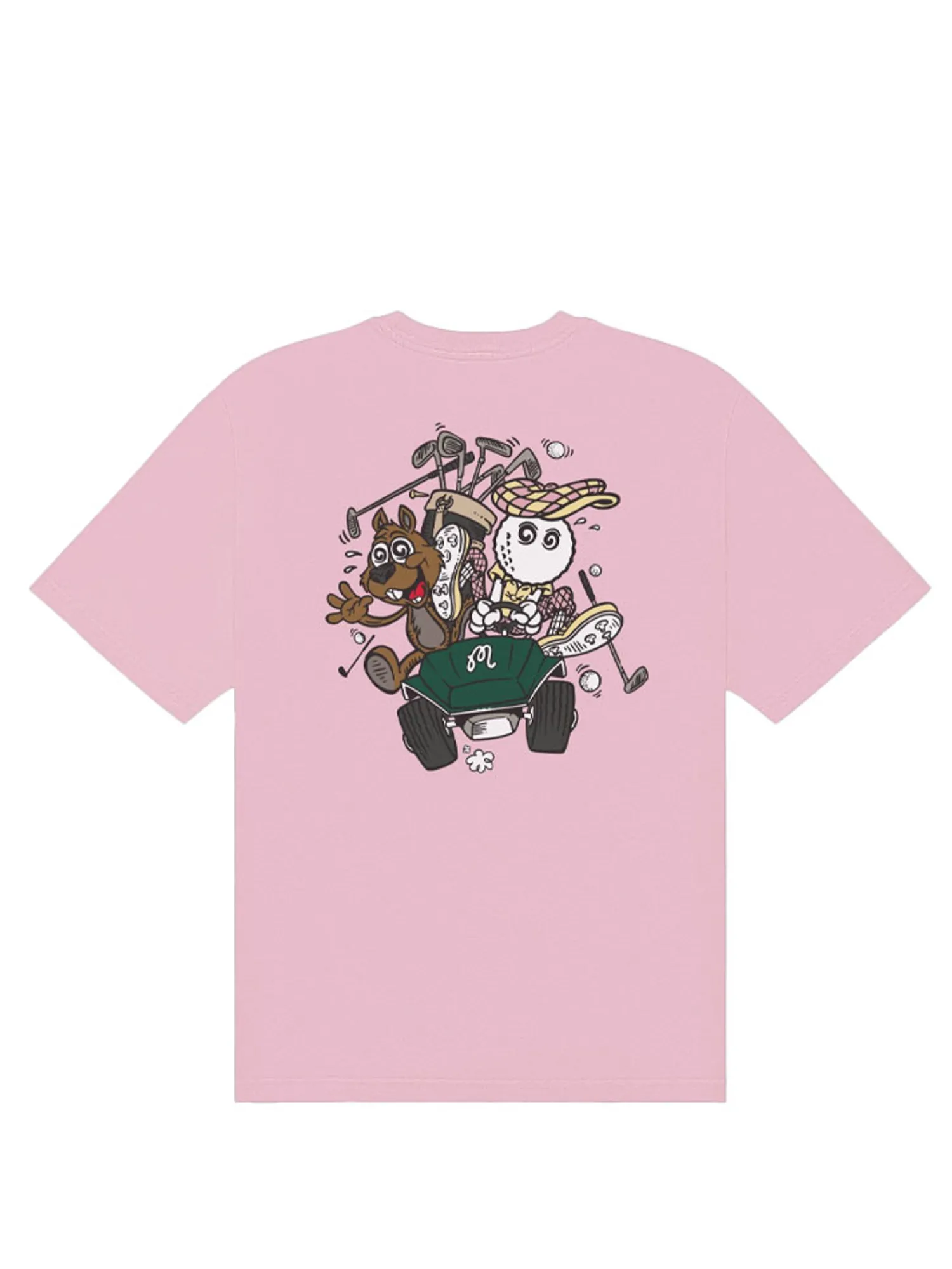 Malbon Shirts|Two Man Scramble T-Shirt - Pink