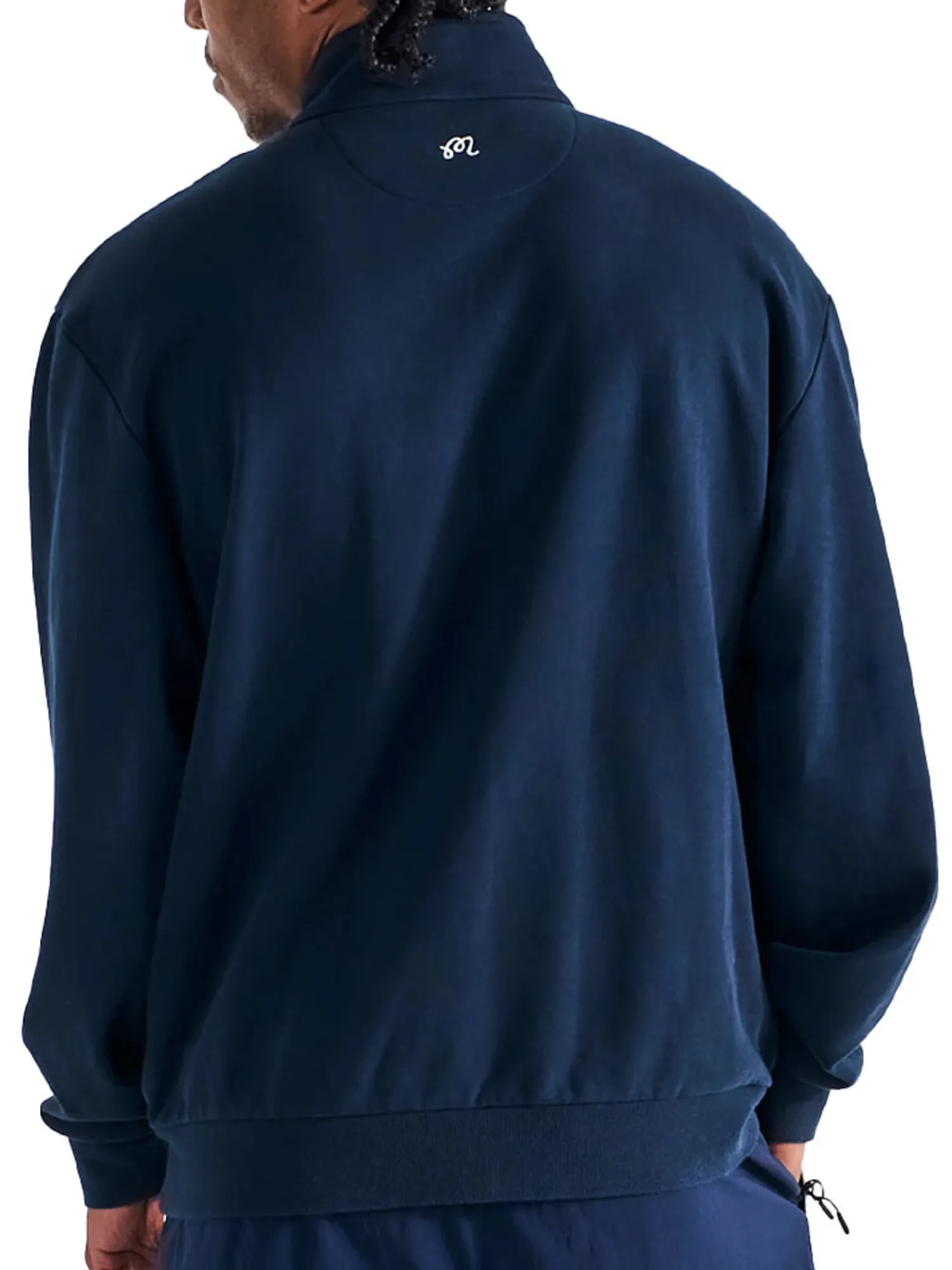 Malbon Jumpers|University Double Zip Jacket - Navy