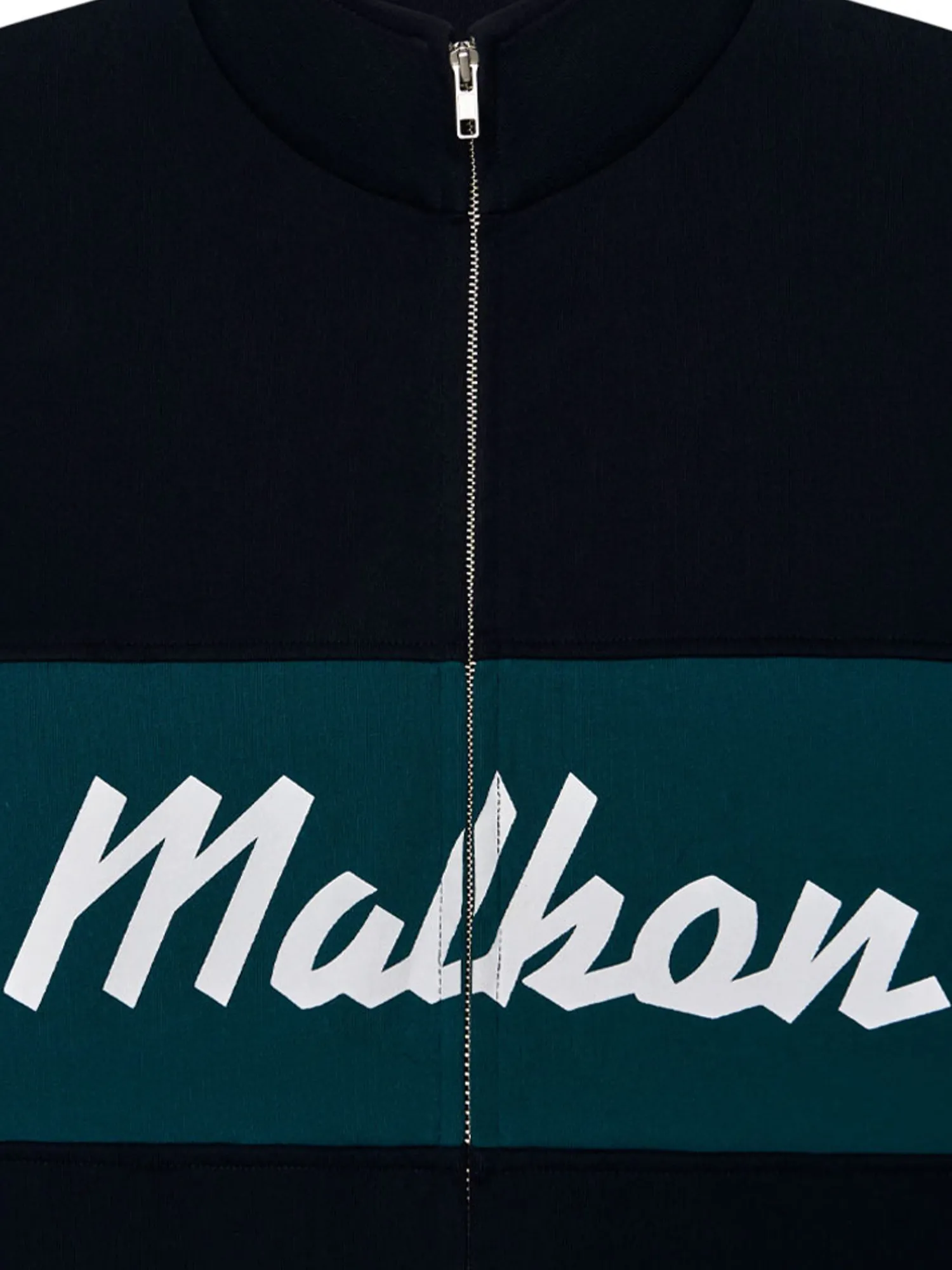 Malbon Jumpers|University Double Zip Jacket - Navy