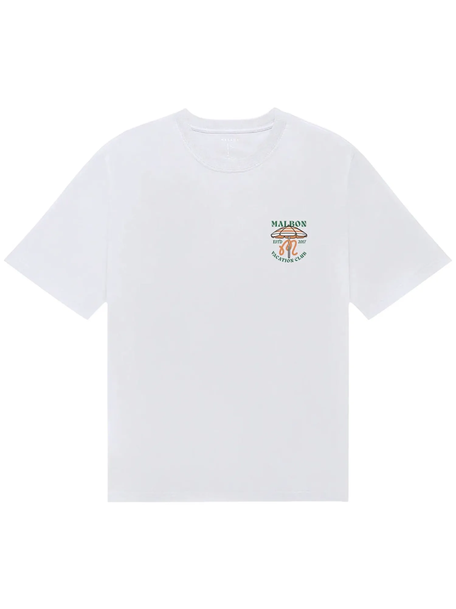 Malbon Shirts|Vacation Club SS Tee - White