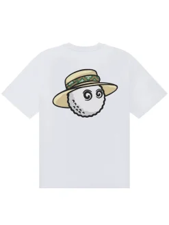 Malbon Shirts|Vacation Club SS Tee - White