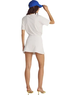 Malbon Skorts & Dresses|Womens Ella High Waisted Skort - White