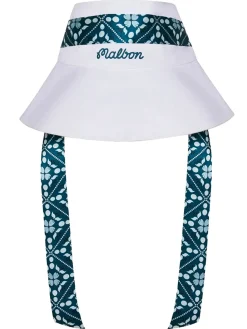Malbon Hats|Womens Gia Open Top Bucket Hat - White