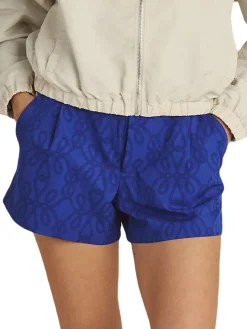 Malbon Shorts|Womens Solene Trouser Shorts - Blue