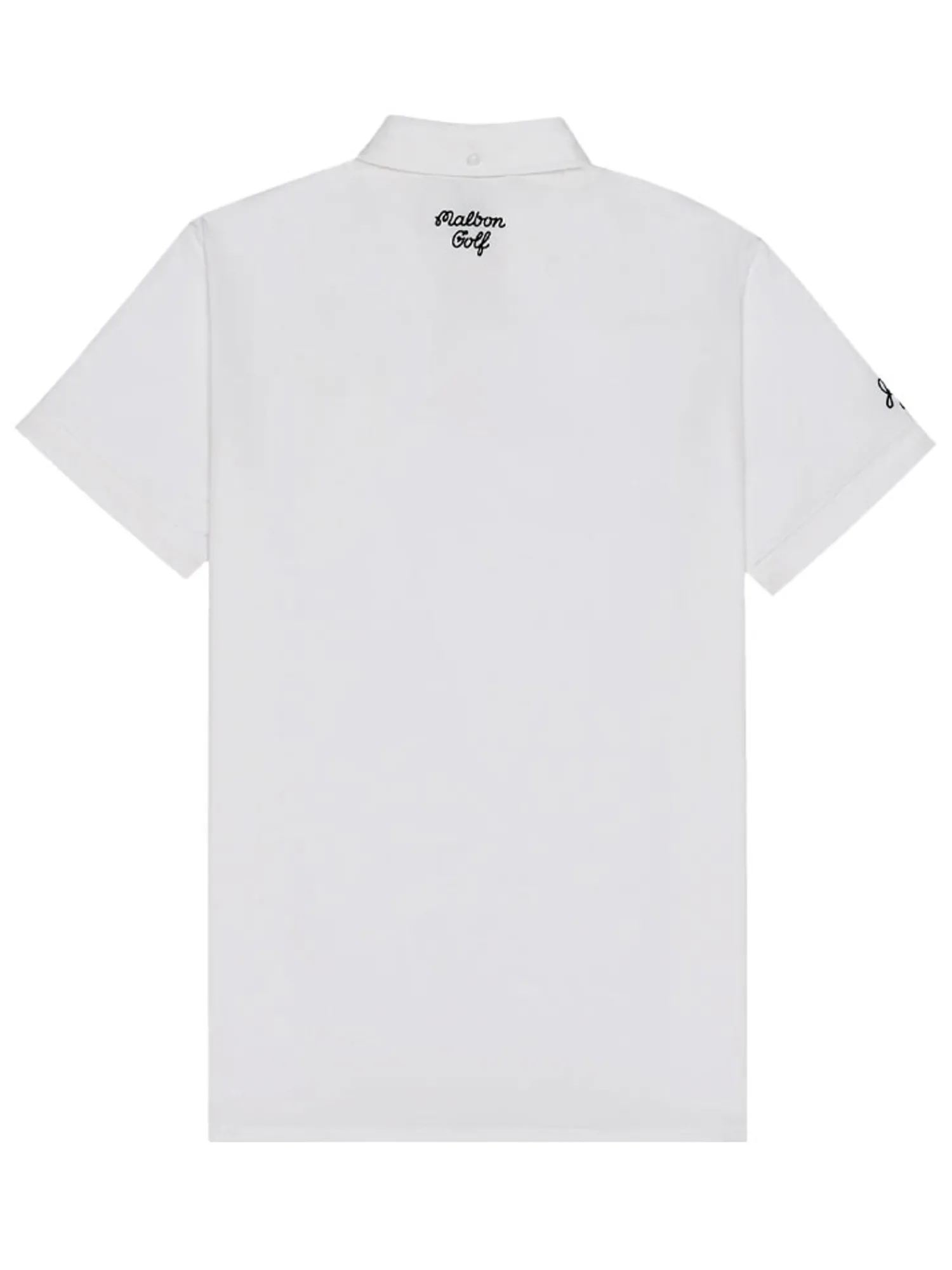 Malbon Shirts|x Jesper Parnevik Single Pocket Mercerized Cotton Jersey Polo - White