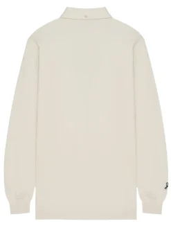 Malbon Shirts|x Jesper Parnevik Long Sleeve Modal Pique Polo - Cream