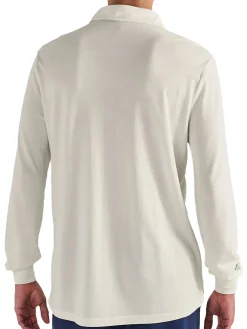 Malbon Shirts|x Jesper Parnevik Long Sleeve Modal Pique Polo - Cream