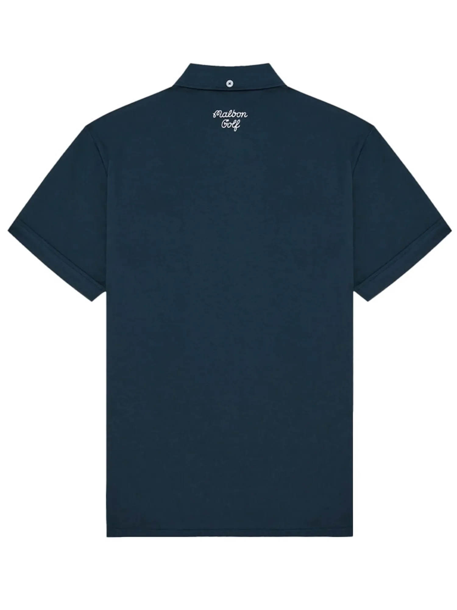 Malbon Shirts|x Jesper Parnevik Single Pocket Mercerized Cotton Jersey Polo - Navy
