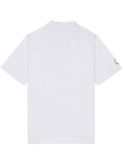 Malbon Shirts|Zip Raglan Blade Polo - White