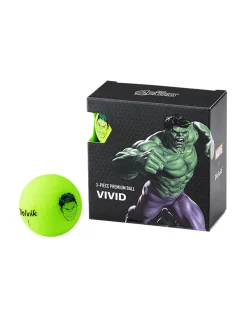 Marvel New Golf Balls|Novelty Golf Balls|Golf Balls - 4 Pack The Hulk