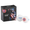 Marvel New Golf Balls|Novelty Golf Balls|Golf Balls - 4 Pack Captain America