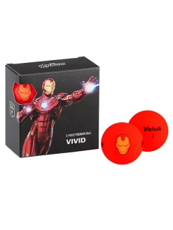 Marvel New Golf Balls|Novelty Golf Balls|Golf Balls - 4 Pack Iron Man