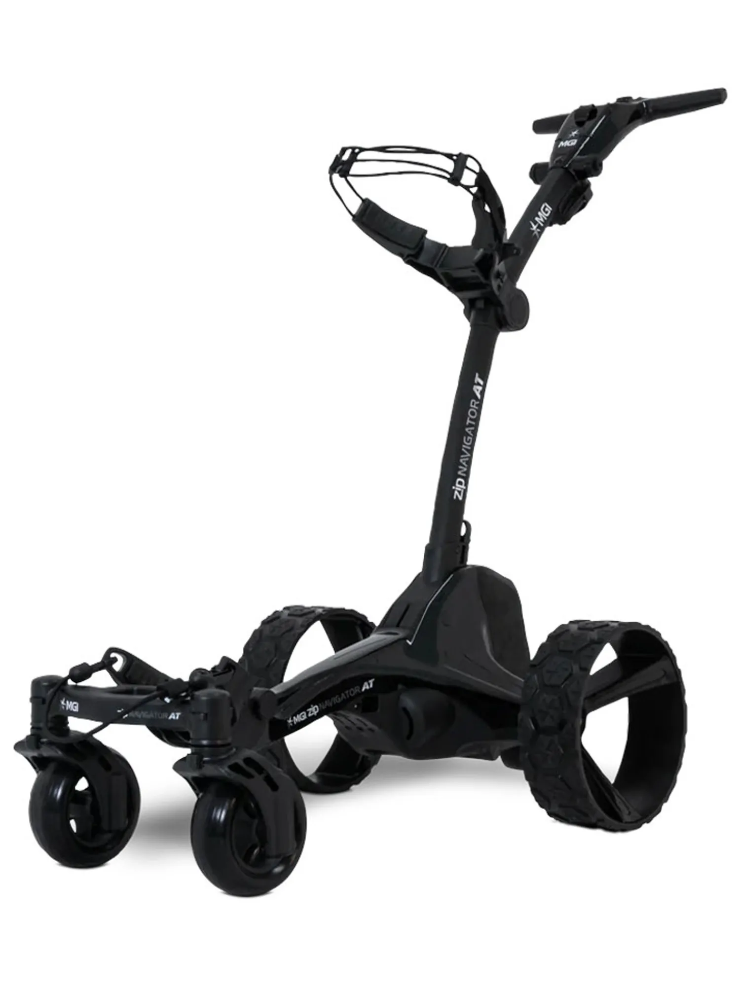 MGI Electric Golf Buggy|Zip Navigator All Terrain 2024 Motorised Golf Buggy - Black