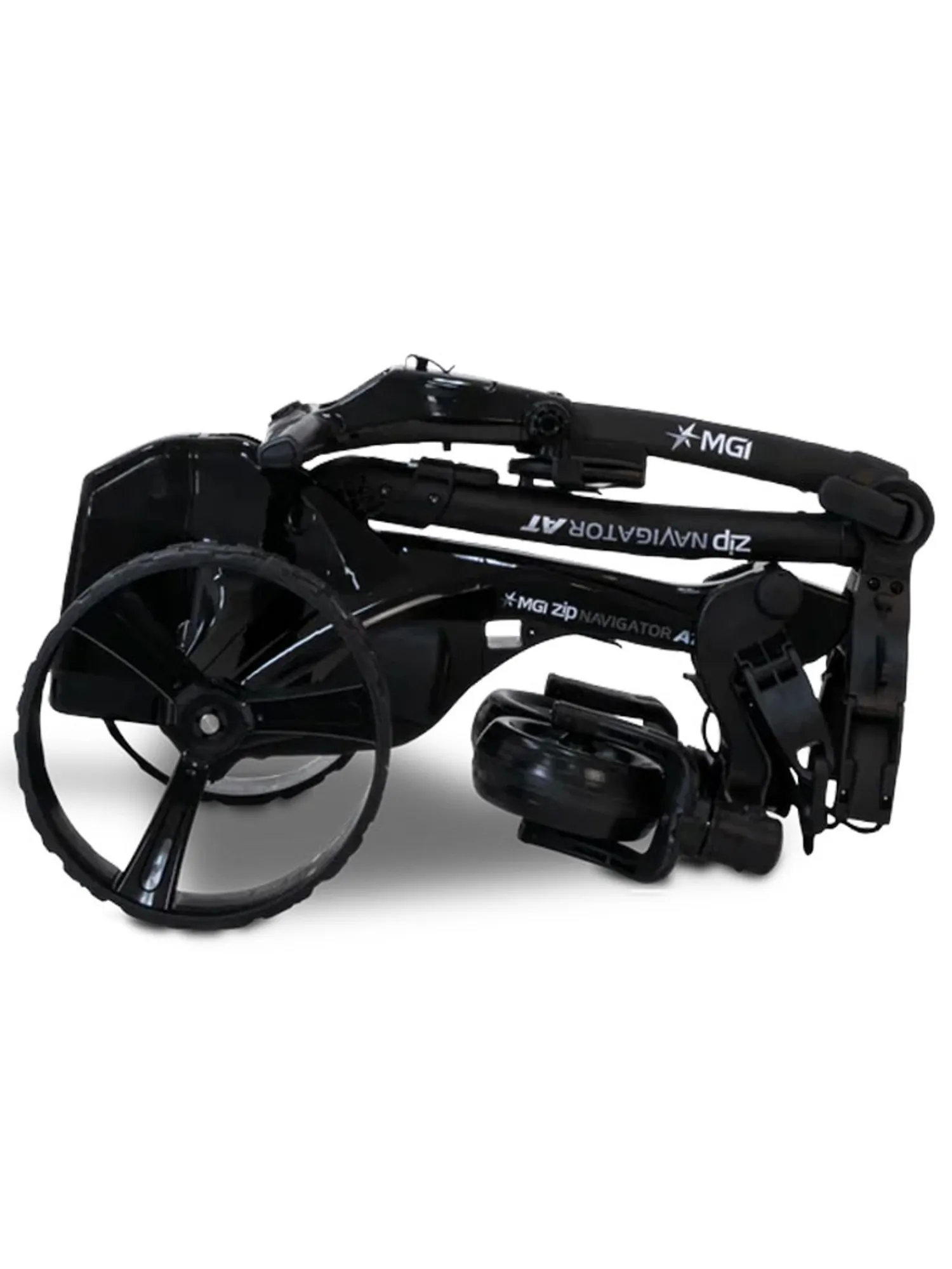 MGI Electric Golf Buggy|Zip Navigator All Terrain 2024 Motorised Golf Buggy - Black