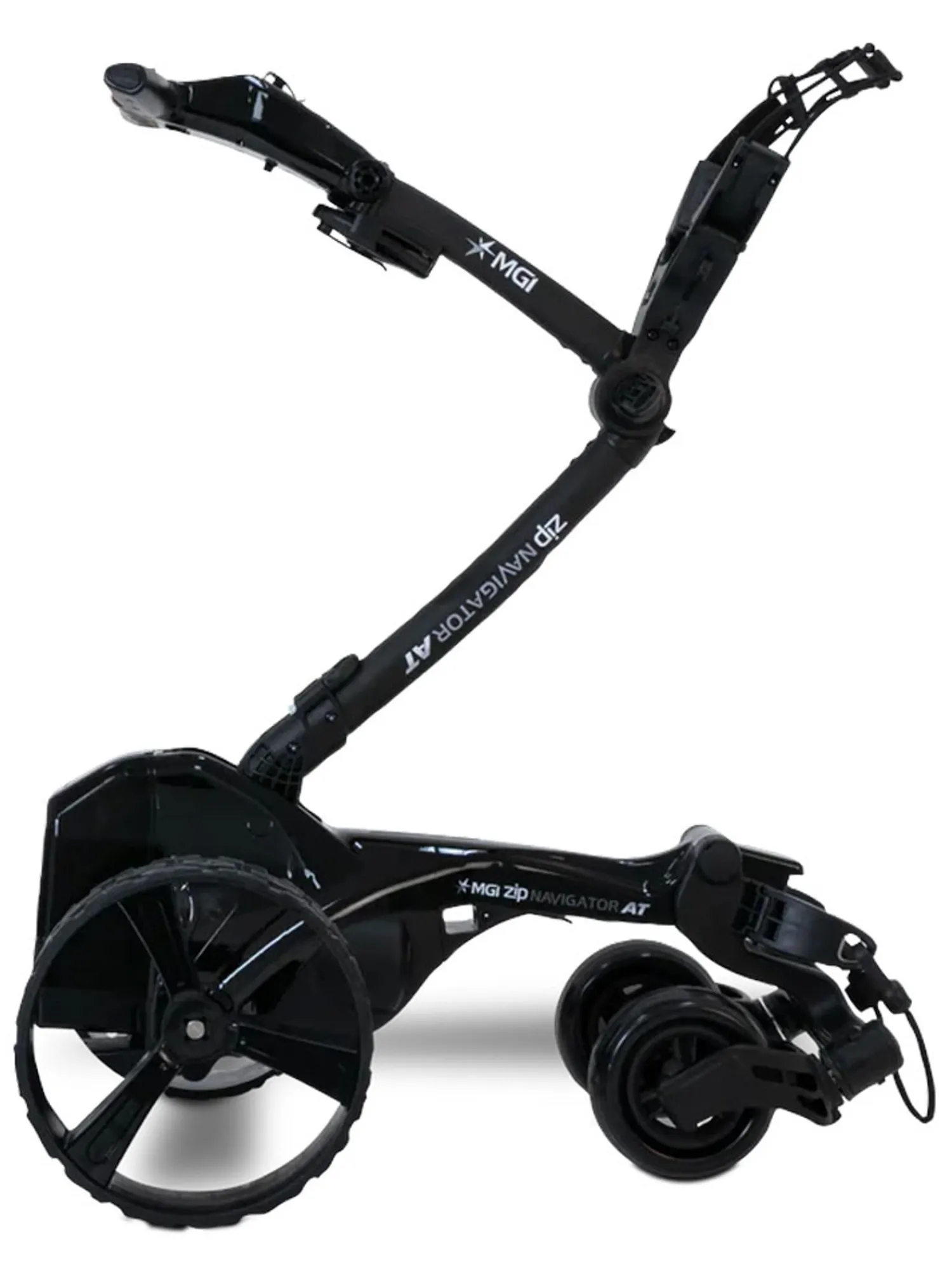 MGI Electric Golf Buggy|Zip Navigator All Terrain 2024 Motorised Golf Buggy - Black