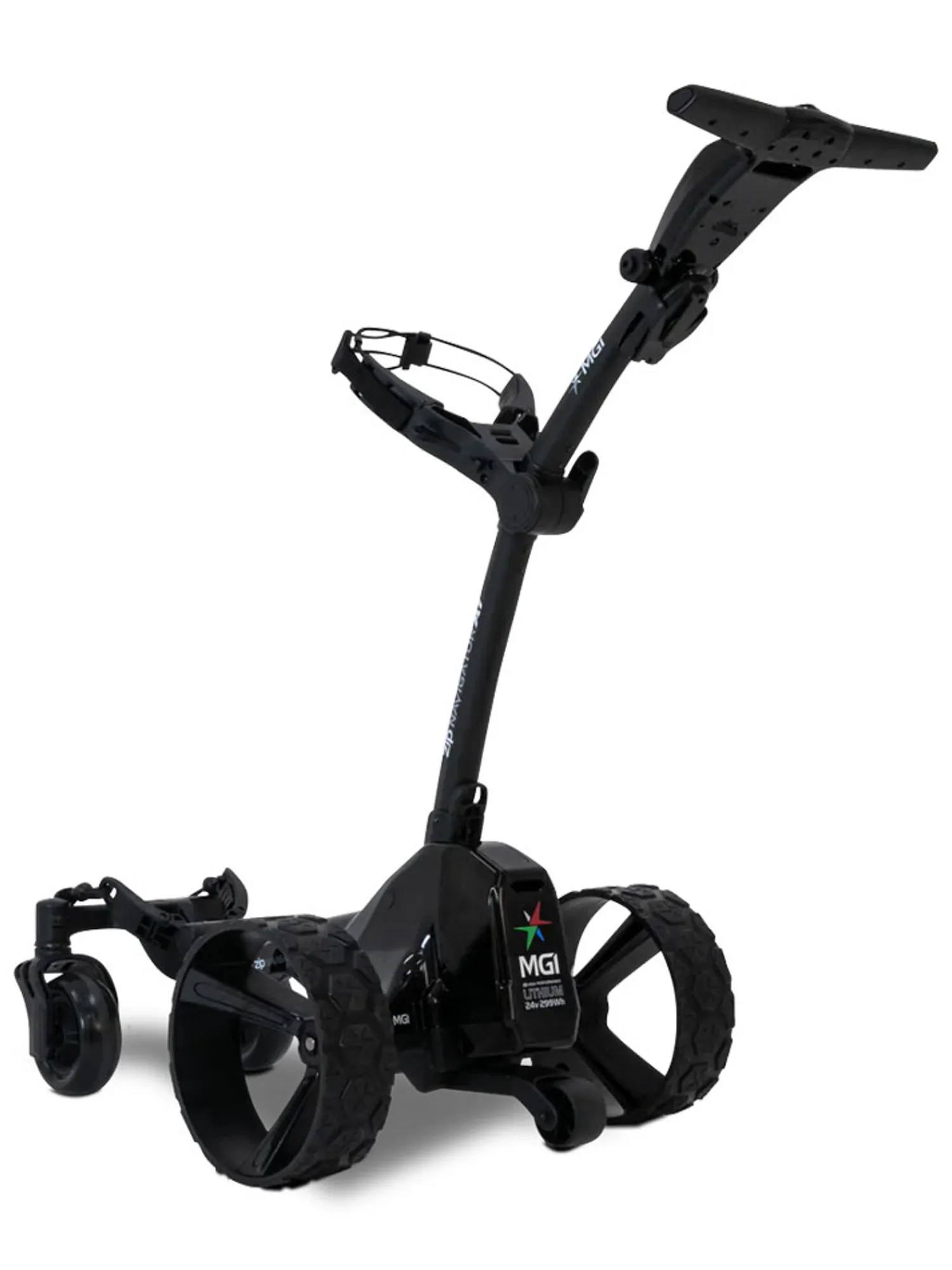 MGI Electric Golf Buggy|Zip Navigator All Terrain 2024 Motorised Golf Buggy - Black