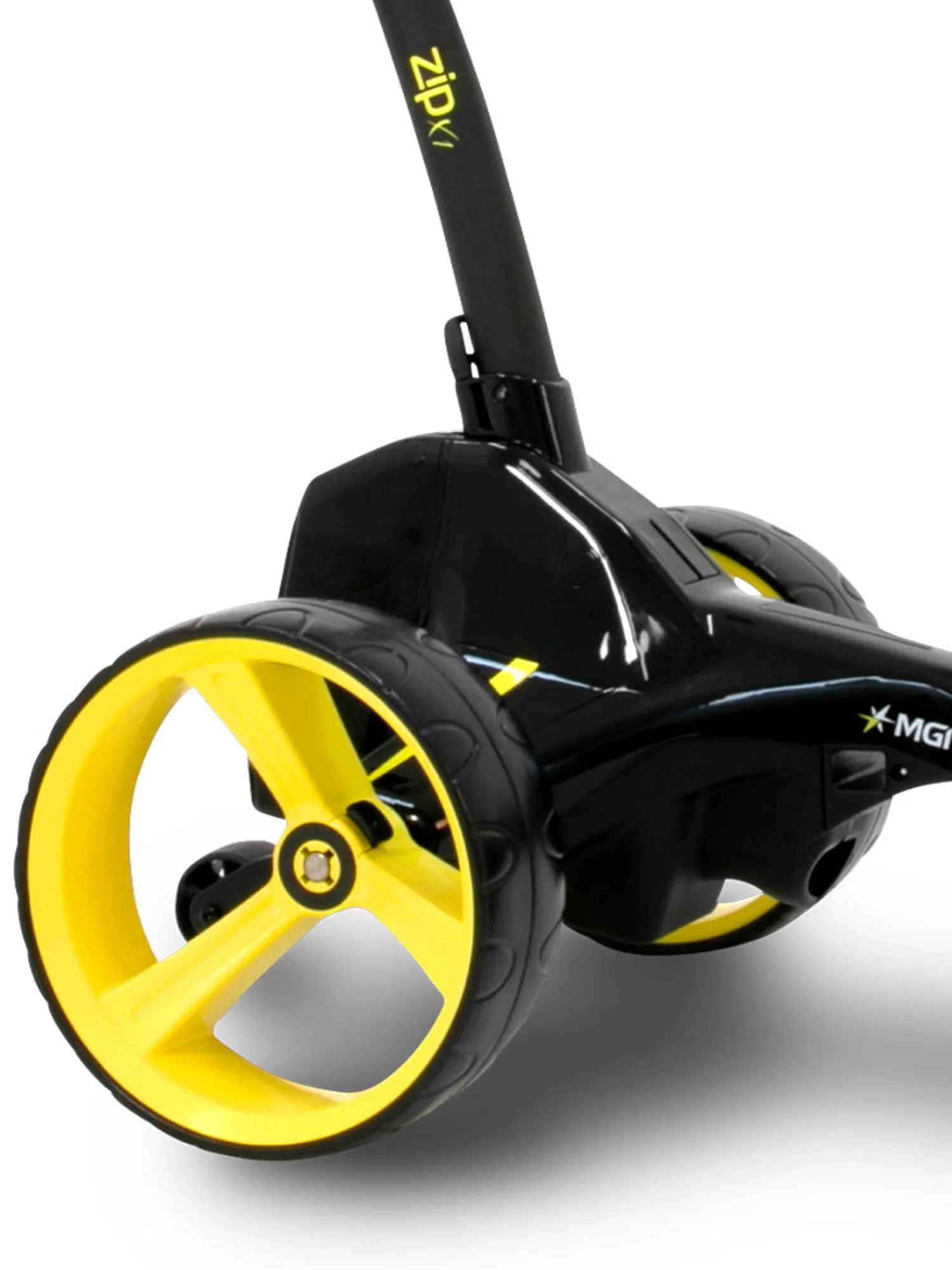 MGI Electric Golf Buggy|Zip X1 2024 36 Hole Motorised Golf Buggy - Black