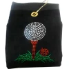 Navika Towels|Bling Golf Tee Towel Black