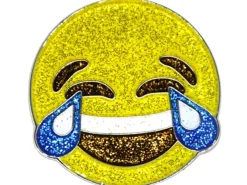 Navika Ball Markers|Glitzy Emoji LMAO Ball Marker