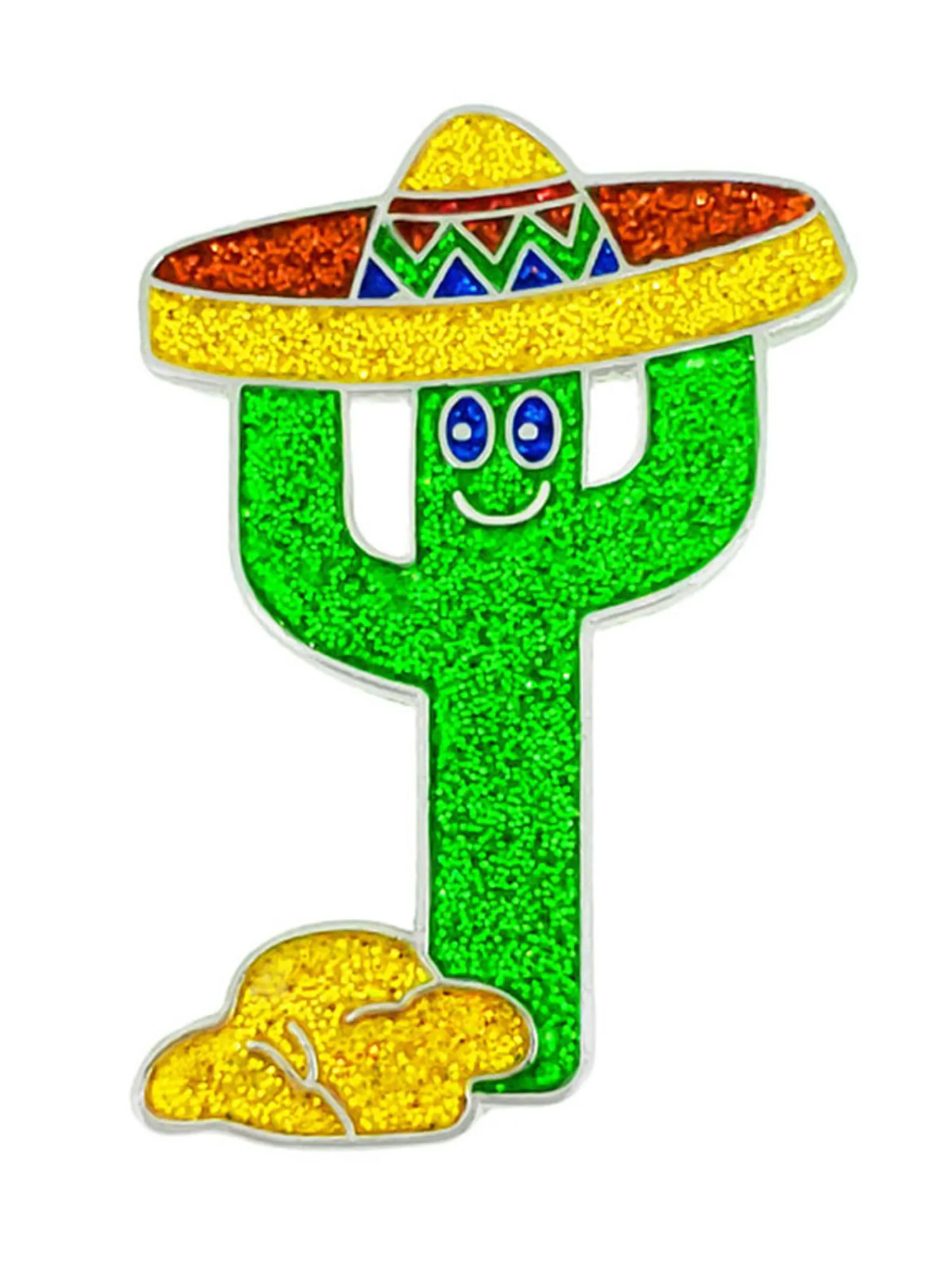 Navika Ball Markers|Glitzy Fiesta Cactus Ball Marker