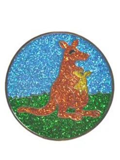Navika Ball Markers|Glitzy Kangaroo Ball Marker