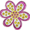 Navika Ball Markers|Glitzy Oopsy Daisy Purple Ball Marker