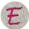 Navika Ball Markers|Micro Pave Crystal Initial E Marker