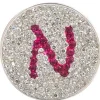 Navika Ball Markers|Micro Pave Crystal Initial N Marker