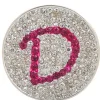 Navika Ball Markers|Micro Pave Crystal Initial D Marker