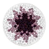 Navika Ball Markers|Micro Pave Purple Haze Ball Marker