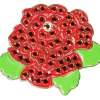 Navika Ball Markers|Swarovski Crystal Rose Red Marker