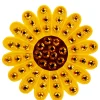 Navika Ball Markers|Swarovski Crystal Sunflower Yellow Marker