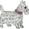 Navika Ball Markers|Swarovski Crystal Scottie Pink Marker
