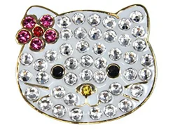 Navika Ball Markers|Swarovski Crystal Kitty Marker