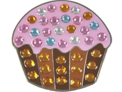 Navika Ball Markers|Swarovski Crystal Cupcake Marker