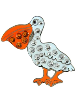 Navika Ball Markers|Swarovski Crystal Pelican Marker