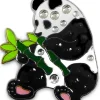 Navika Ball Markers|Swarovski Crystal Panda Marker