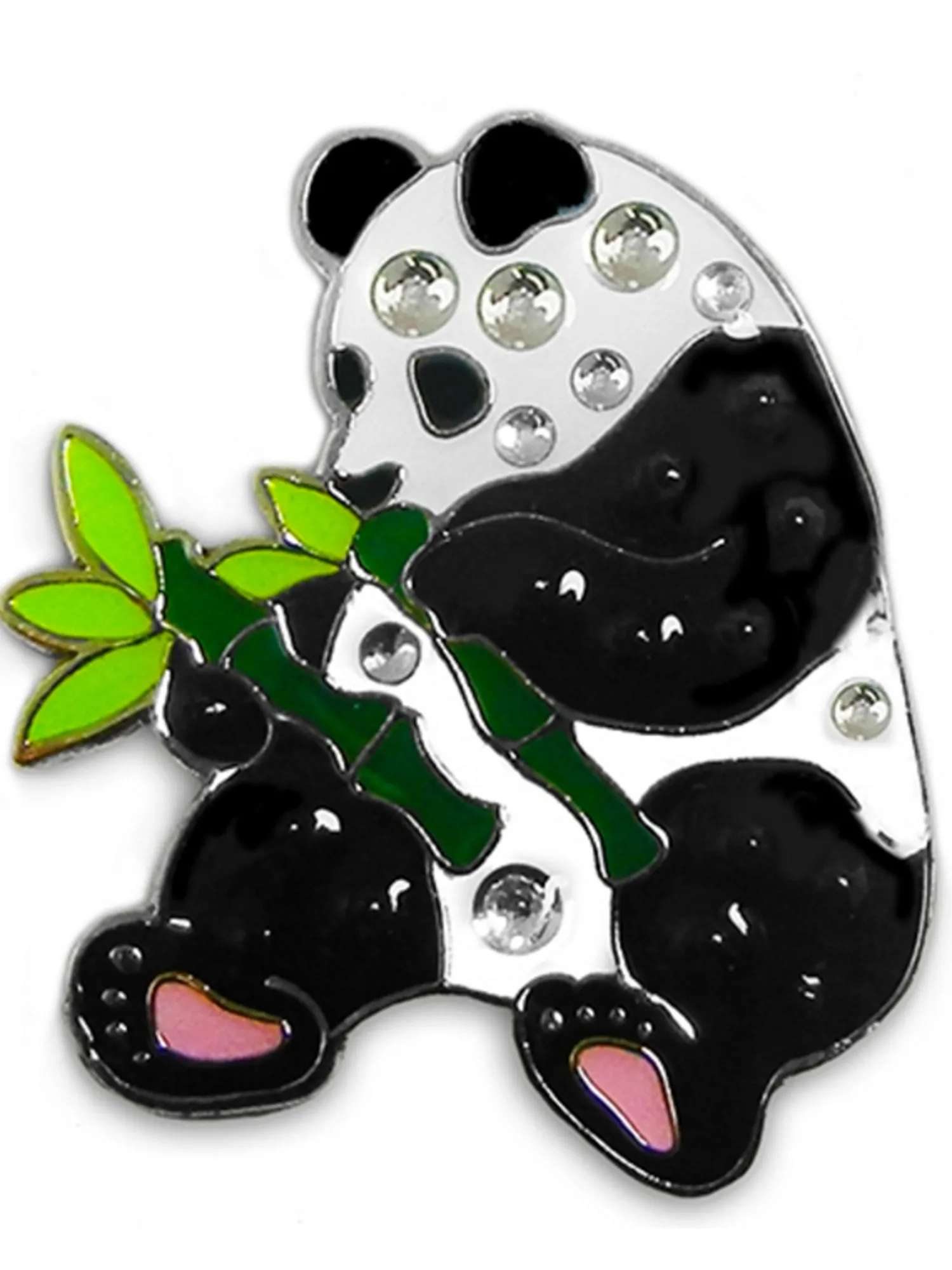Navika Ball Markers|Swarovski Crystal Panda Marker