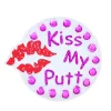 Navika Ball Markers|Swarovski Crystal Kiss My Putt Marker