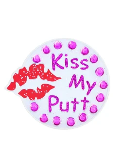 Navika Ball Markers|Swarovski Crystal Kiss My Putt Marker