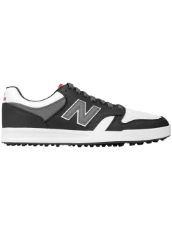 New Balance Mens Golf Shoes|480 Golf SL Golf Shoes - Black/White