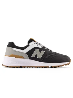New Balance Mens Golf Shoes|997 SL Golf Shoes - Black/White