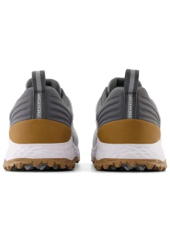 New Balance Mens Golf Shoes|Fresh Foam Contend v2 Golf Shoes - Grey/Charcoal